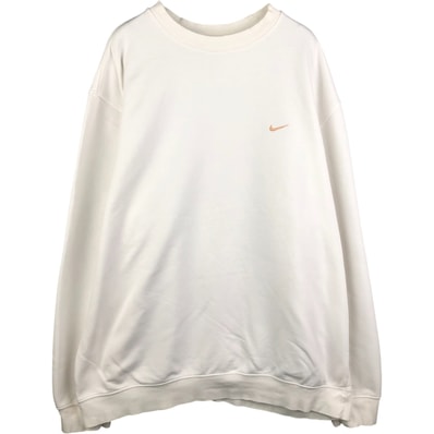 古着 00年代 ナイキ NIKE ワンポイントロゴスウェットシャツ トレーナー メンズXXL相当/eaa590172