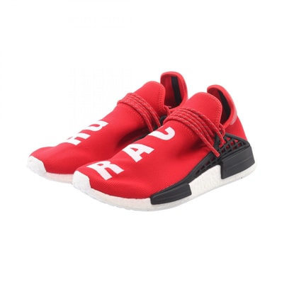 アディダス adidas adidas × Pharrell Williams PW HUMAN RACE NMD スニーカー 靴 レザー ファブリック メンズ レッド系 BB0616 【中古】