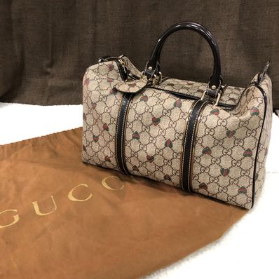 GUCCI GG スプリーム バレンタイン 限定モデル ボストンバッグ