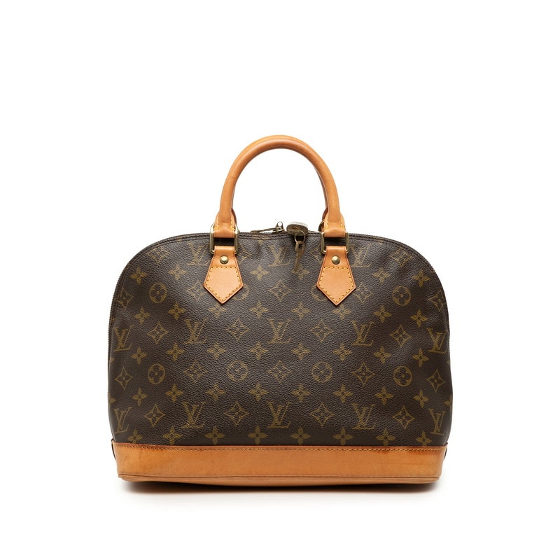 ルイ ヴィトン モノグラム アルマ ハンドバッグ M51130 ブラウン PVC レザー レディース LOUIS VUITTON 【中古】