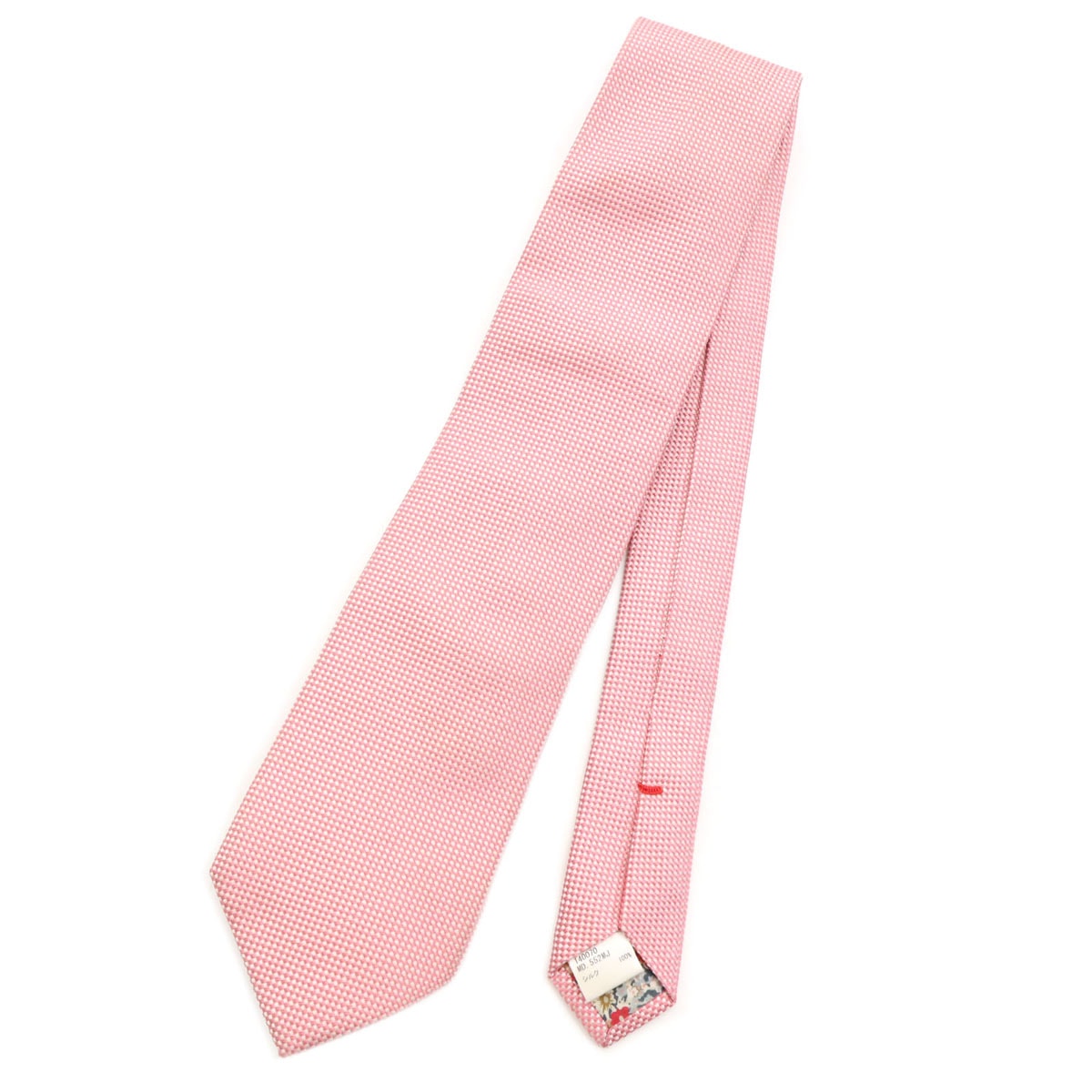 Paul Smith ポールスミス シルク 日本製 チェック柄 ネクタイ ピンク系