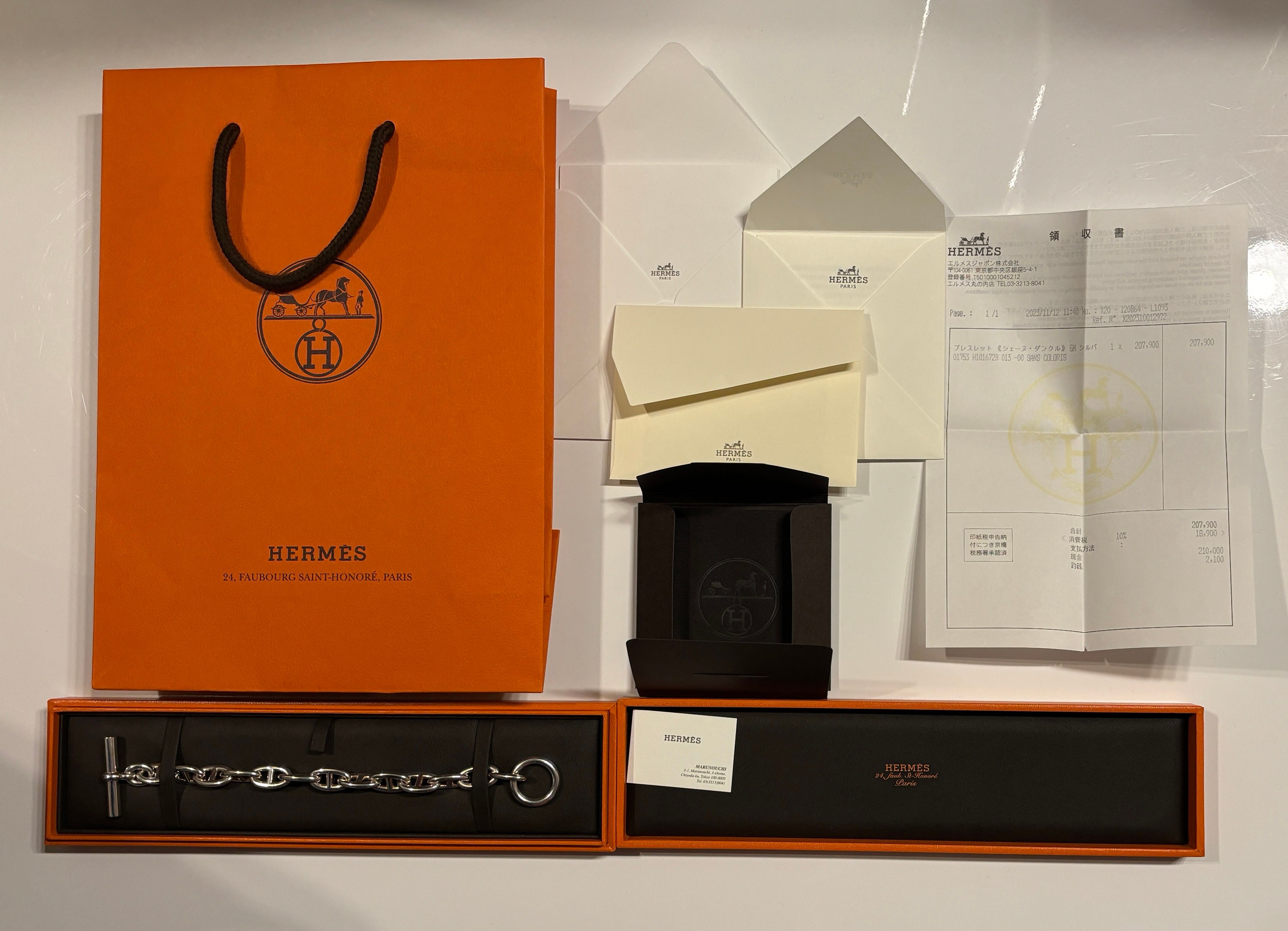 Hermes Chaine D'ancre GM Bracelet "Silver"