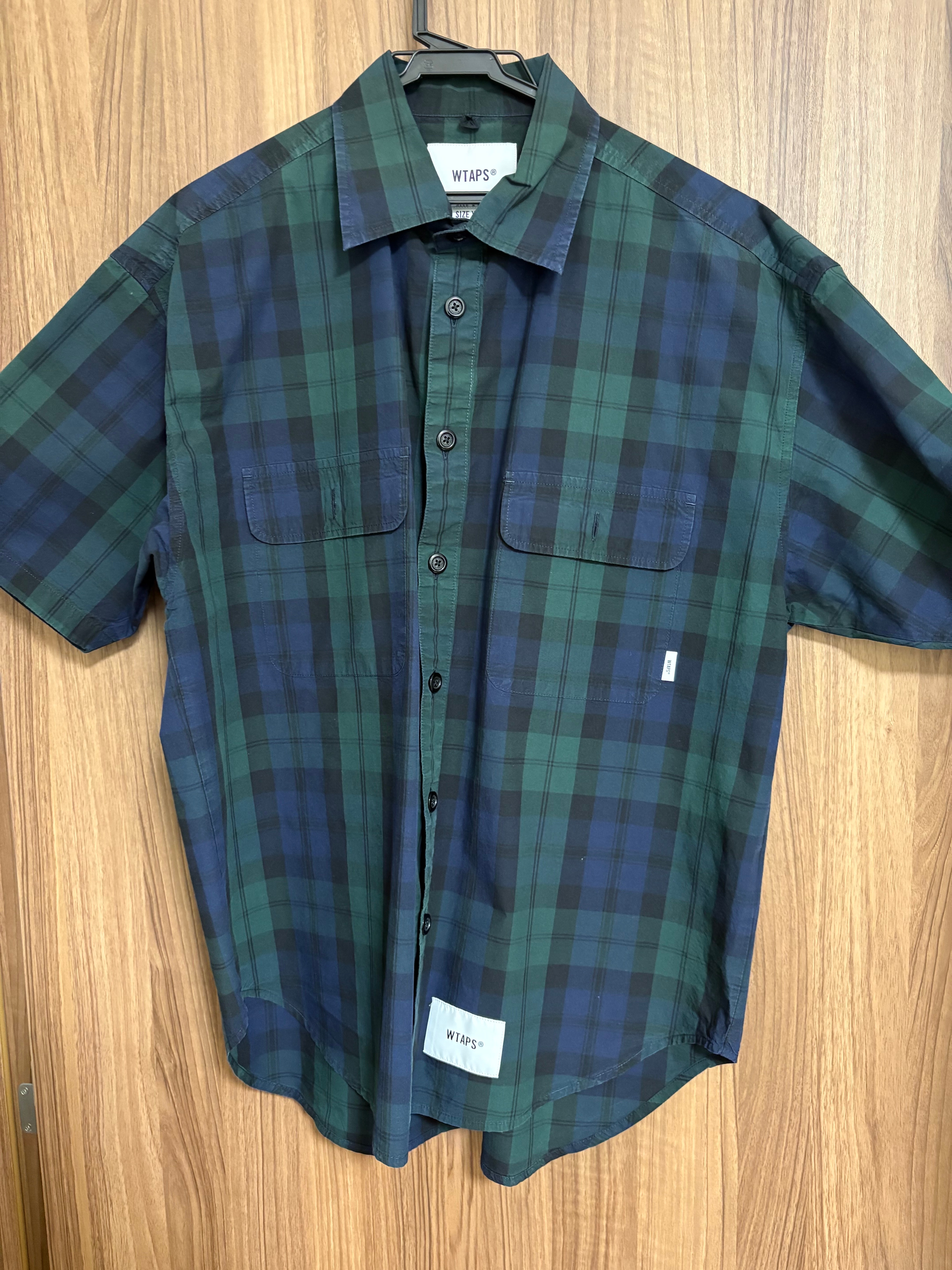 Wtaps WCPO / SS / COTTON. BROADCLOTH. TEXTILE "Green"