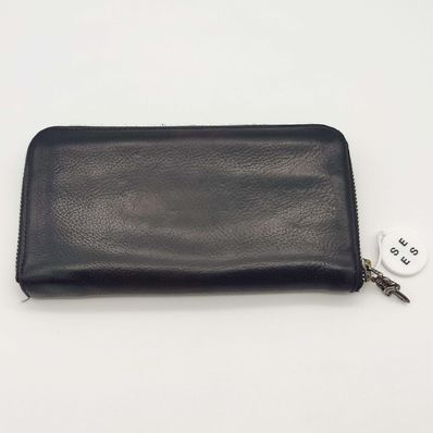 クロムハーツ REC F ジッププレーンウォレット ブラック 長財布