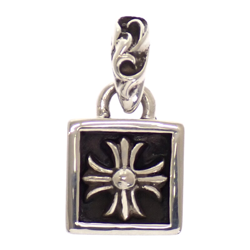 Chrome Hearts Framed CH Plus Charm "Silver"