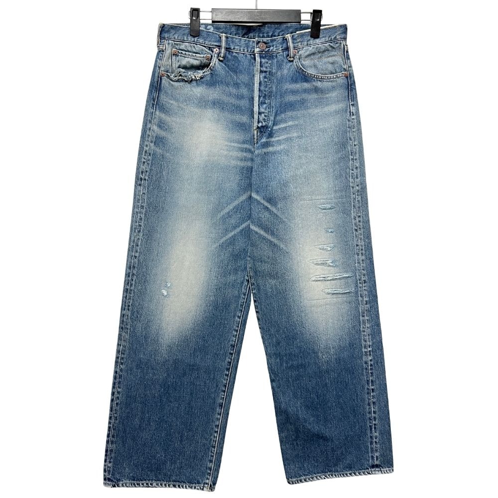 VISVIM ビズビム 26SS 品番 0126105005007 SOCIAL SCULPTURE 01 EX WIDE DMGD-43 加工 ワイド デニムパンツ 54096