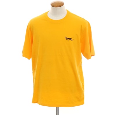 【中古】シュプリーム Supreme 2024年春夏 Washed Tag S/S Top 半袖Tシャツ オレンジ【サイズM】【メンズ】