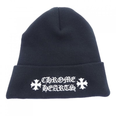 Chrome Hearts Wool Watch Cap Logo Embroidery Beanie "Black"