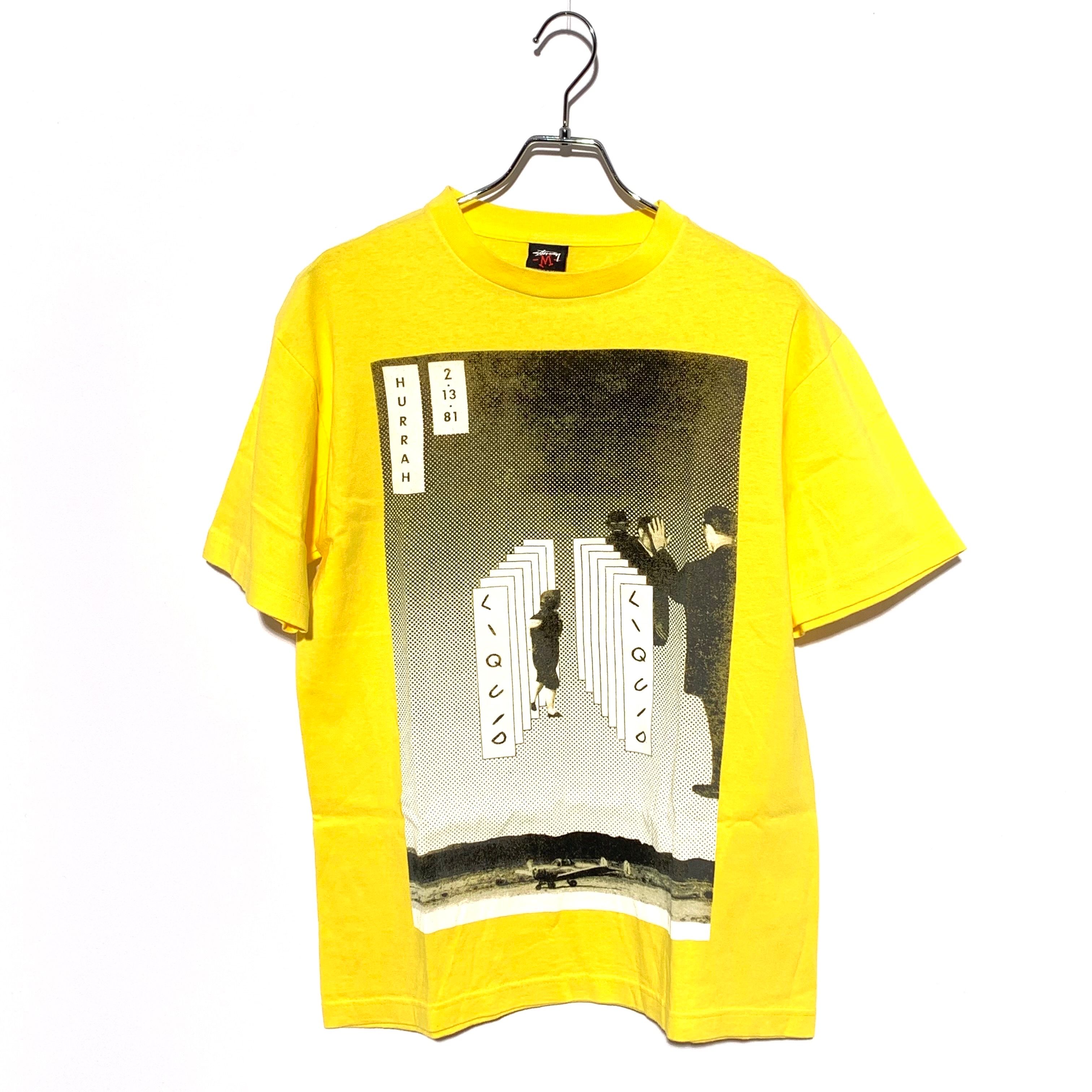 STUSSY Liquid Hurrah TEE Yellow