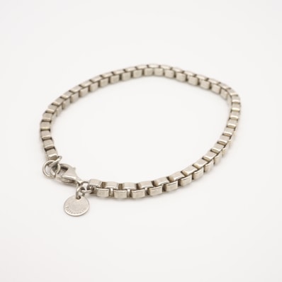 TIFFANY&Co. ティファニー ベネチアン リンク ブレスレット SV925 60150727 ブレスレット シルバー シルバー メンズ
