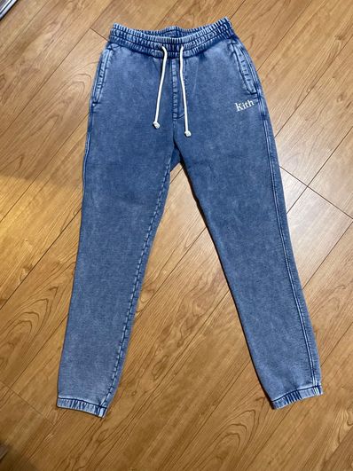 Kith Overdyed Heather Williams I Sweatpant "Dark Indigo"