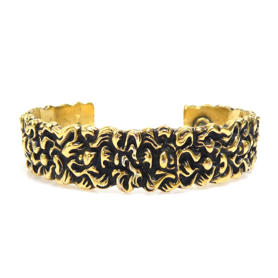 グッチ GUCCI バングル メタル ゴールド レディース【中古】 r10570a