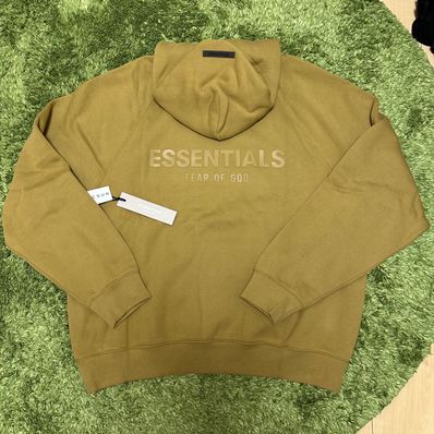 FEAR OF GOD ESSENTIALS PULLOVER HOODIE "Amber"