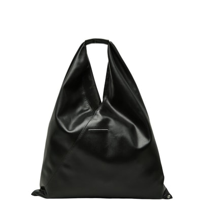 マルタンマルジェラ MM6 ジャパニーズ バッグ クラシック トートバッグ ブラック ポリウレタン レディース MARTIN MARGIELA 【中古】