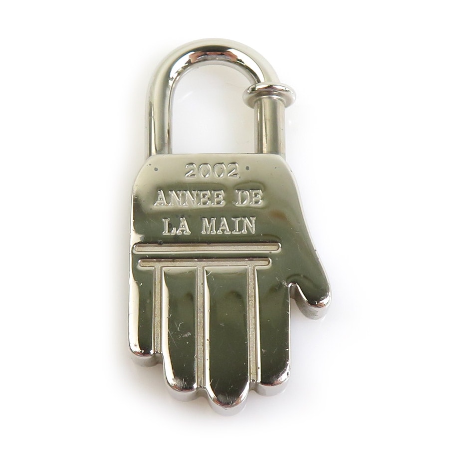 エルメス HERMES カデナ 2002 ANNEE DE LA MAIN メタル シルバー レディース【中古】 e61796g