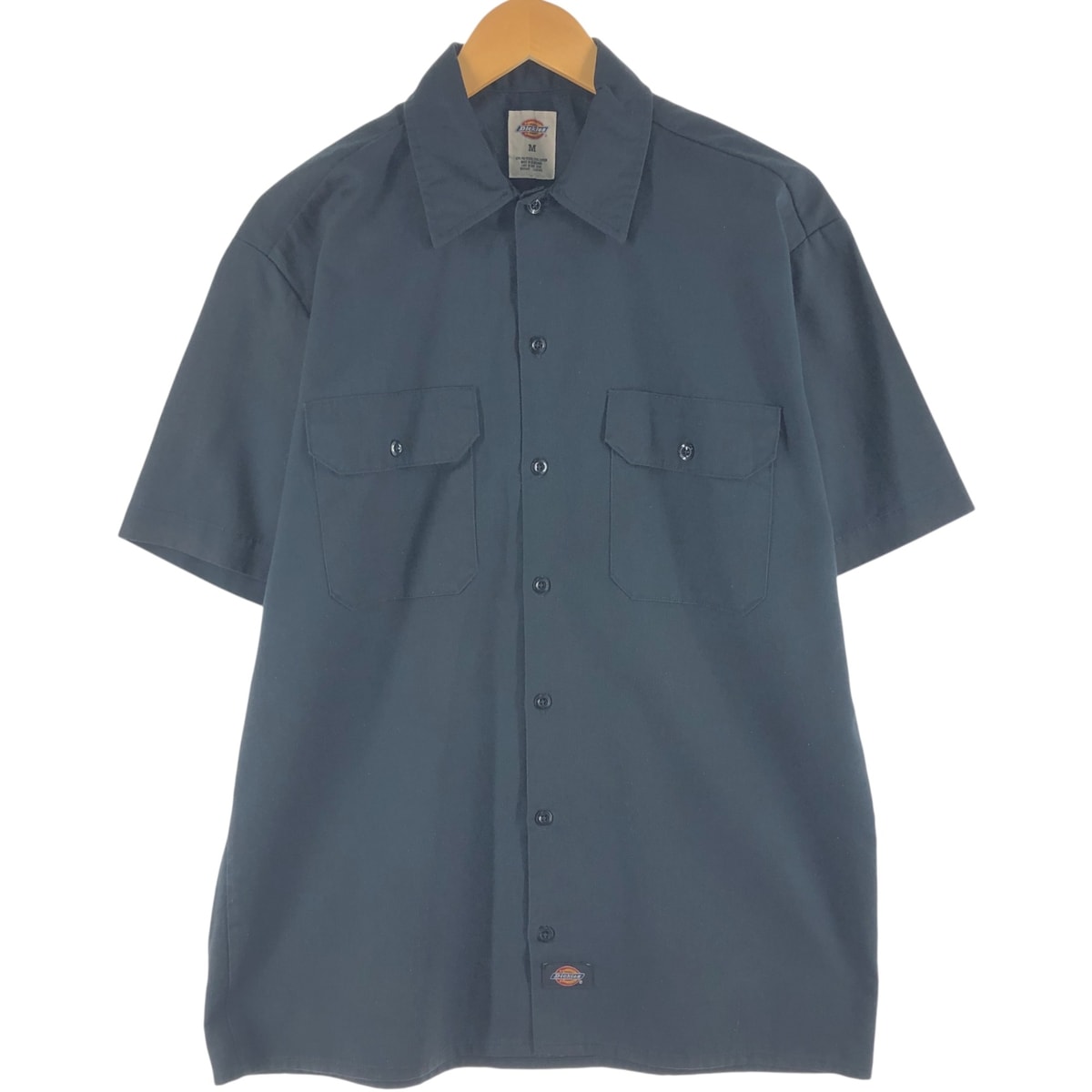 古着 ディッキーズ Dickies 半袖 ワークシャツ ボックスシャツ メンズM相当/eaa558357
