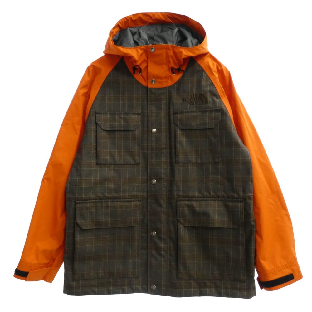 JUNYA WATANABE COMME des GARCONS ジュンヤワタナベコムデギャルソン ジャケット 22aw WJ-J908 × THE NORTH FACE ウール エステル チェック ナイロン オックス ジャケット マウンテンパーカー【中古】
