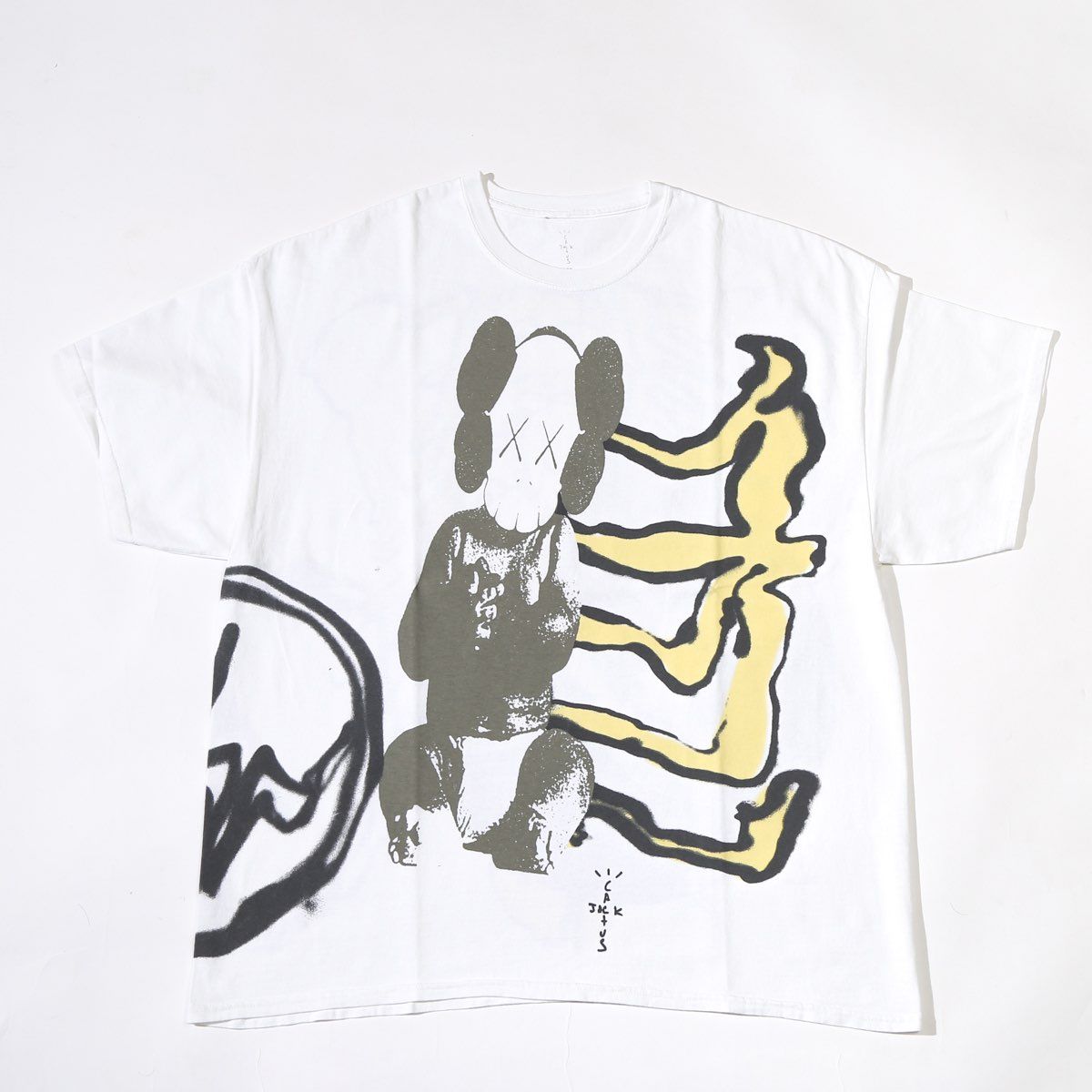 Travis Scott Cactus Jack x KAWS For Fragment Tee "White"