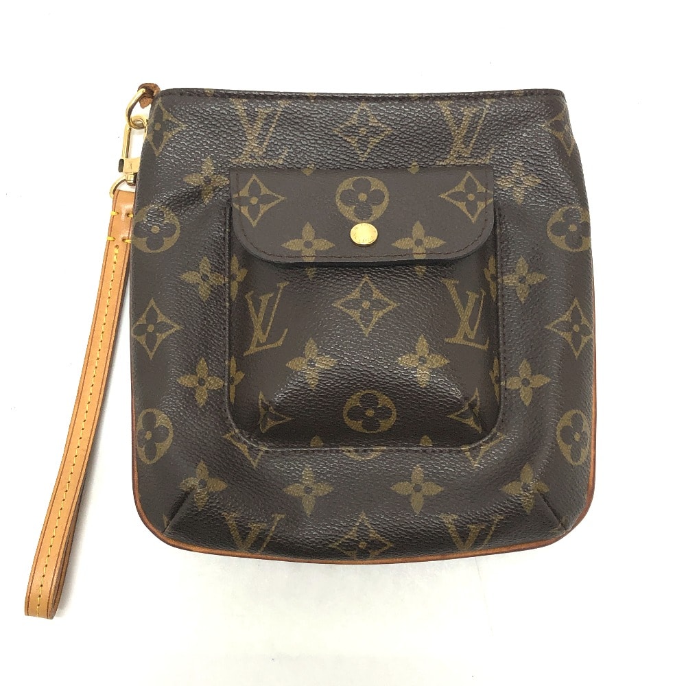 ルイヴィトン LOUIS VUITTON パルティシオン M51901 モノグラム ポシェット ポーチ モノグラムキャンバス ブラウン