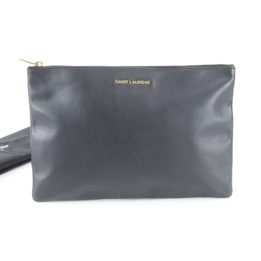 ■美品 サンローラン328517 0959 セカンドバッグ レザー