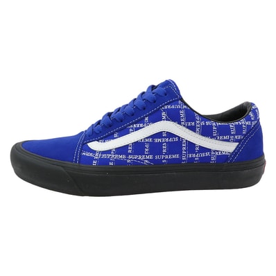 Supreme シュプリーム スニーカー 20AW VN0A45JC2YX × Vans ヴァンズ バンズ Old Skool Pro オールドスクール スニーカー ブルー系 ホワイト系 28cm【中古】