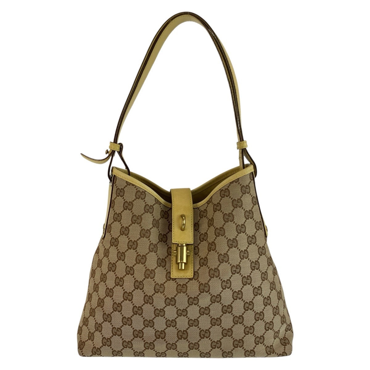 B (目立った傷や汚れなし)】GUCCI グッチ ジャッキー ベージュ