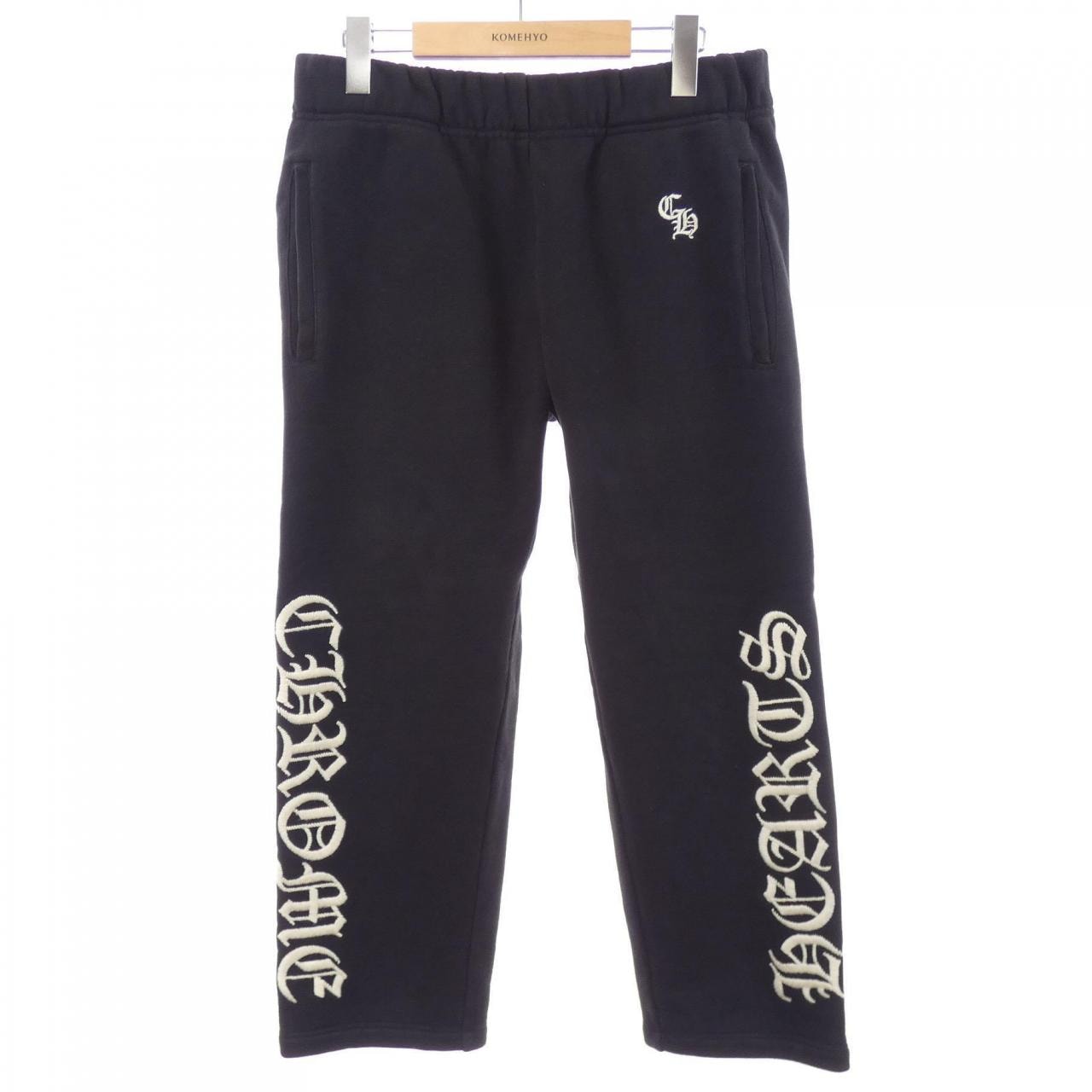 Chrome Hearts CH Logo Embroidered Slow Ride Sweatpants "Black"