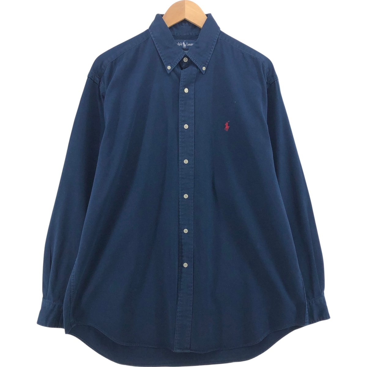 古着 ラルフローレン Ralph Lauren BLAKE 長袖 ボタンダウンシャツ メンズL相当/eaa554475