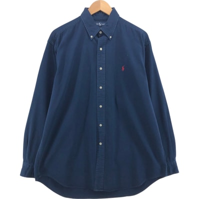 古着 ラルフローレン Ralph Lauren BLAKE 長袖 ボタンダウンシャツ メンズL相当/eaa554475