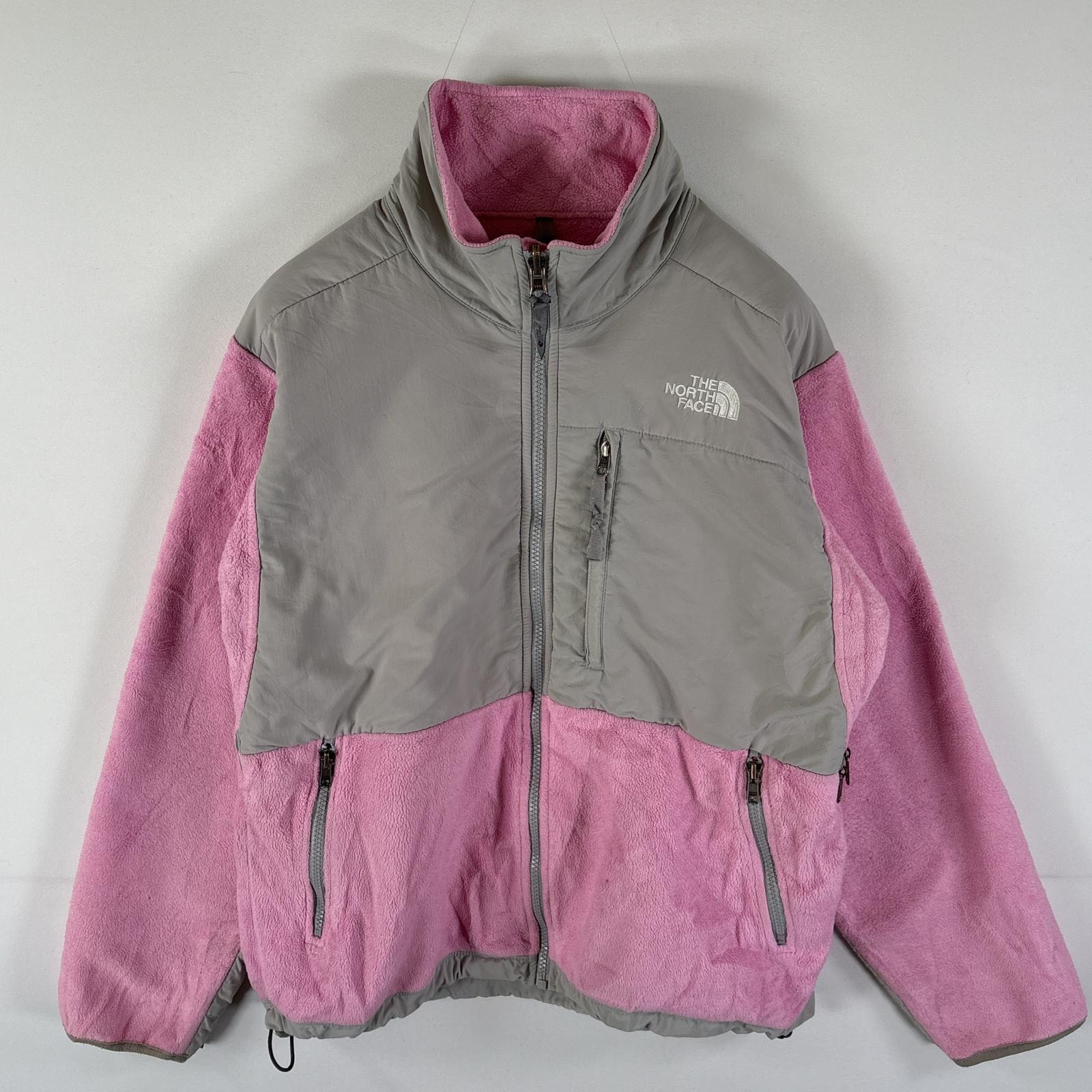 古着 ザ・ノースフェイス THE NORTH FACE フリースジャケット デナリジャケット フルジップ ポーラテック M グレー系 レディース