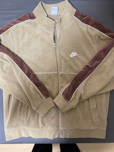 Supreme / Nike® Velour Track Jacket "Tan"