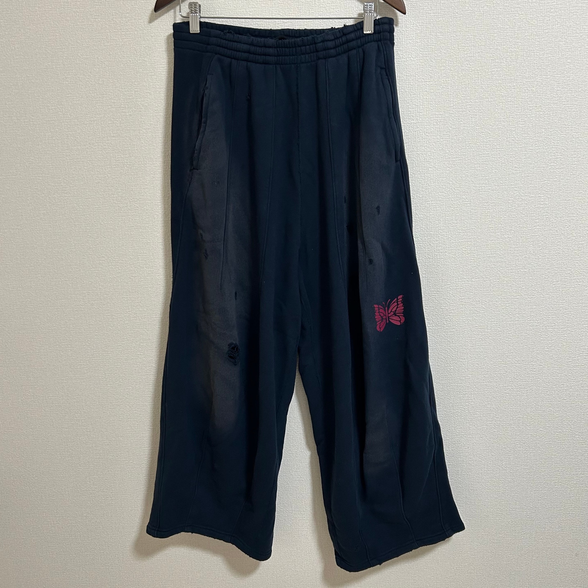 NEEDLES Deconstructed H.D. Sweat Pant "Navy"