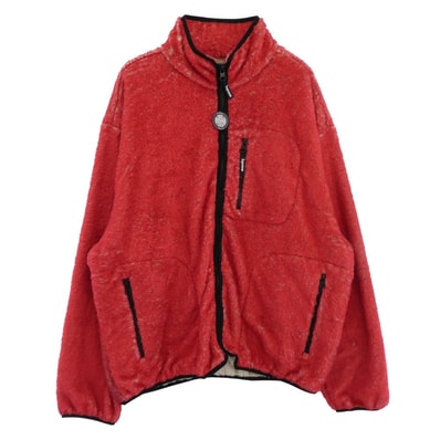 Supreme シュプリーム ジャケット 24AW Kate Moss Fleece Jacket ケイト モス フリース ジャケット レッド系 L【極上美品】【中古】
