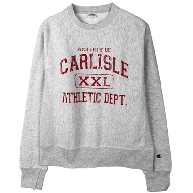 古着 チャンピオン Champion REVERSE WEAVE リバースウィーブ プリントスウェットシャツ トレーナー メンズS相当/eaa610542