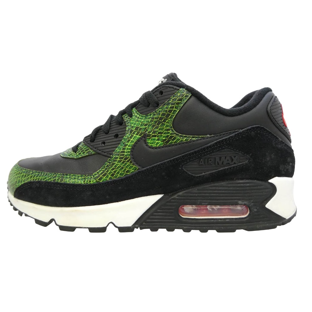 NIKE ナイキ CD0916-001 Air Max 90 Green Python エアマックス90 グリーンパイソン ローカットスニーカー ブラック系 グリーン系 26cm【中古】