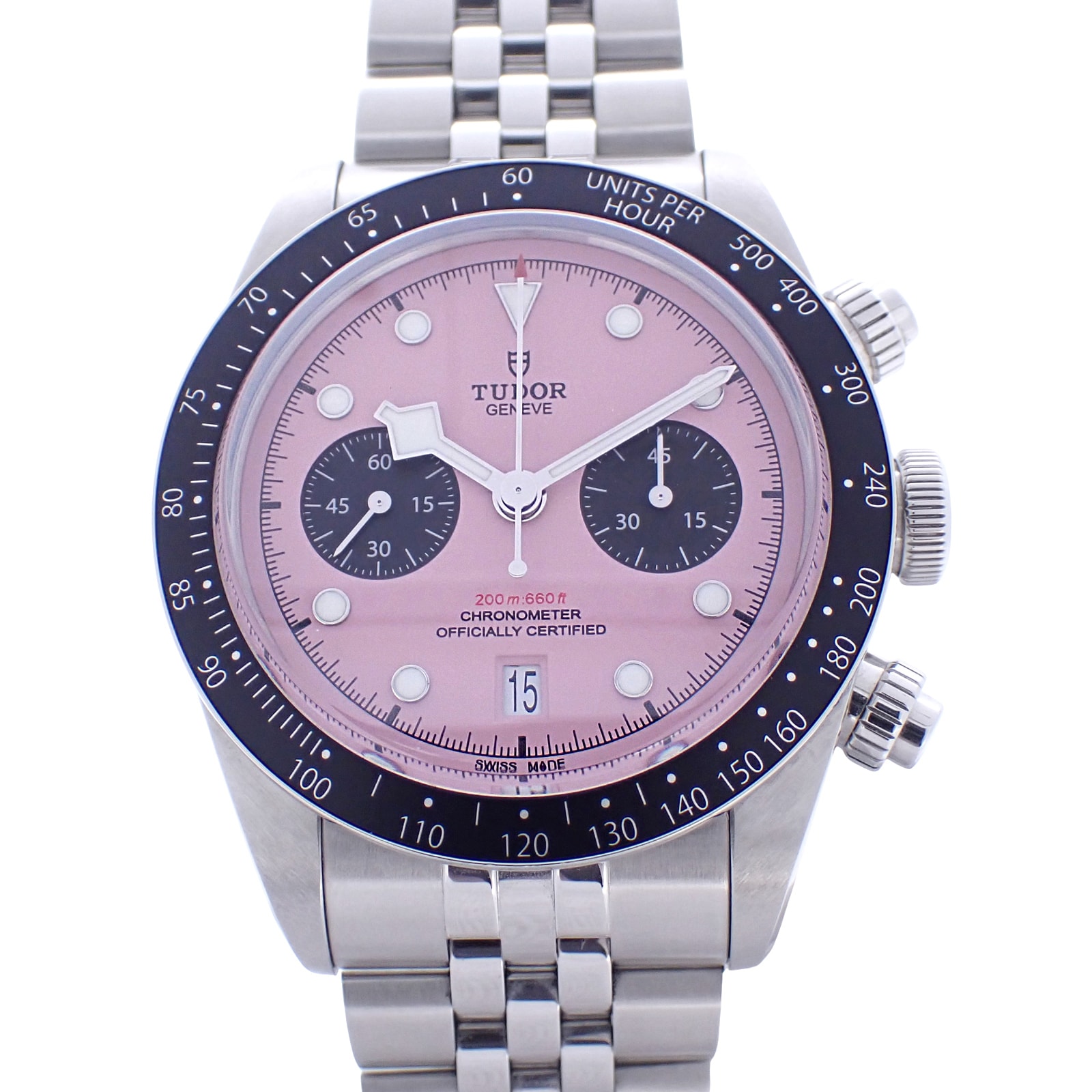 TUDOR チューダー  ブラックベイ クロノ  79360N  ピンク×ブラック  メンズ 腕時計