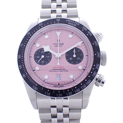 TUDOR チューダー ブラックベイ クロノ 79360N ピンク×ブラック メンズ 腕時計