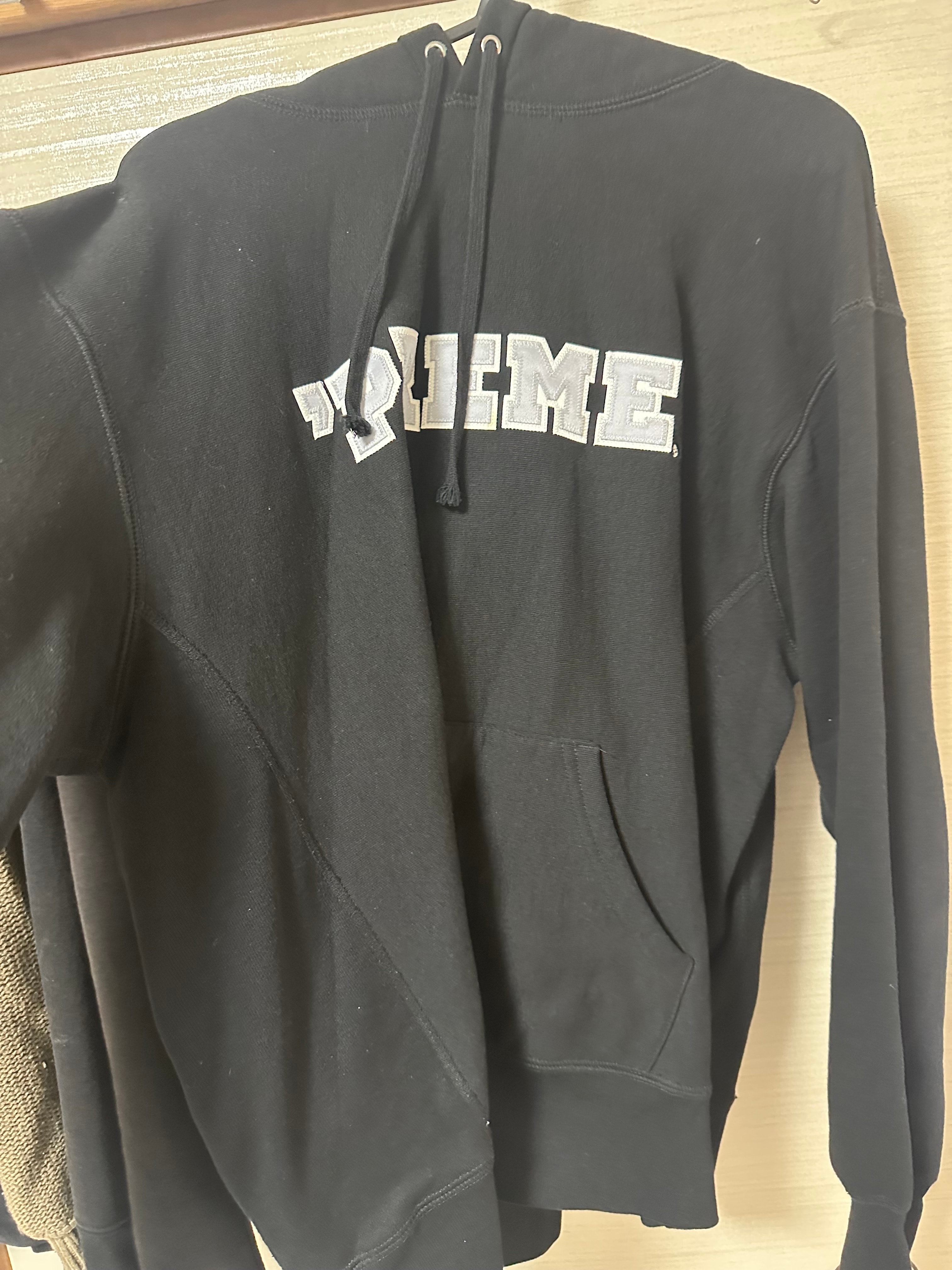 Supreme Preme Hooded Sweatshirt "Black"