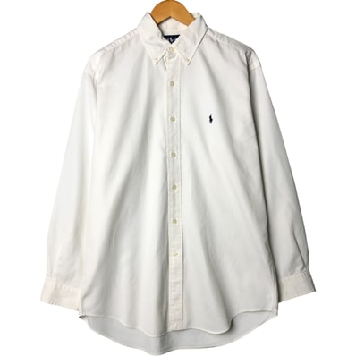 古着 ラルフローレン Ralph Lauren BLAKE 長袖 ボタンダウンシャツ メンズXL相当/eaa584226