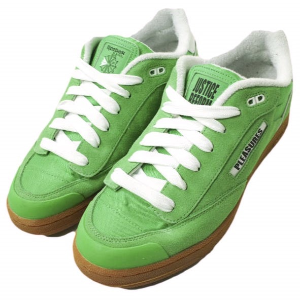 Reebok x PLEASURES リーボック プレジャーズ 24SS 別注 CLUB C BULC NOT GUILTY クラブシー バルク 100206744 US11(29cm) Sport Green スニーカー シューズ g18292