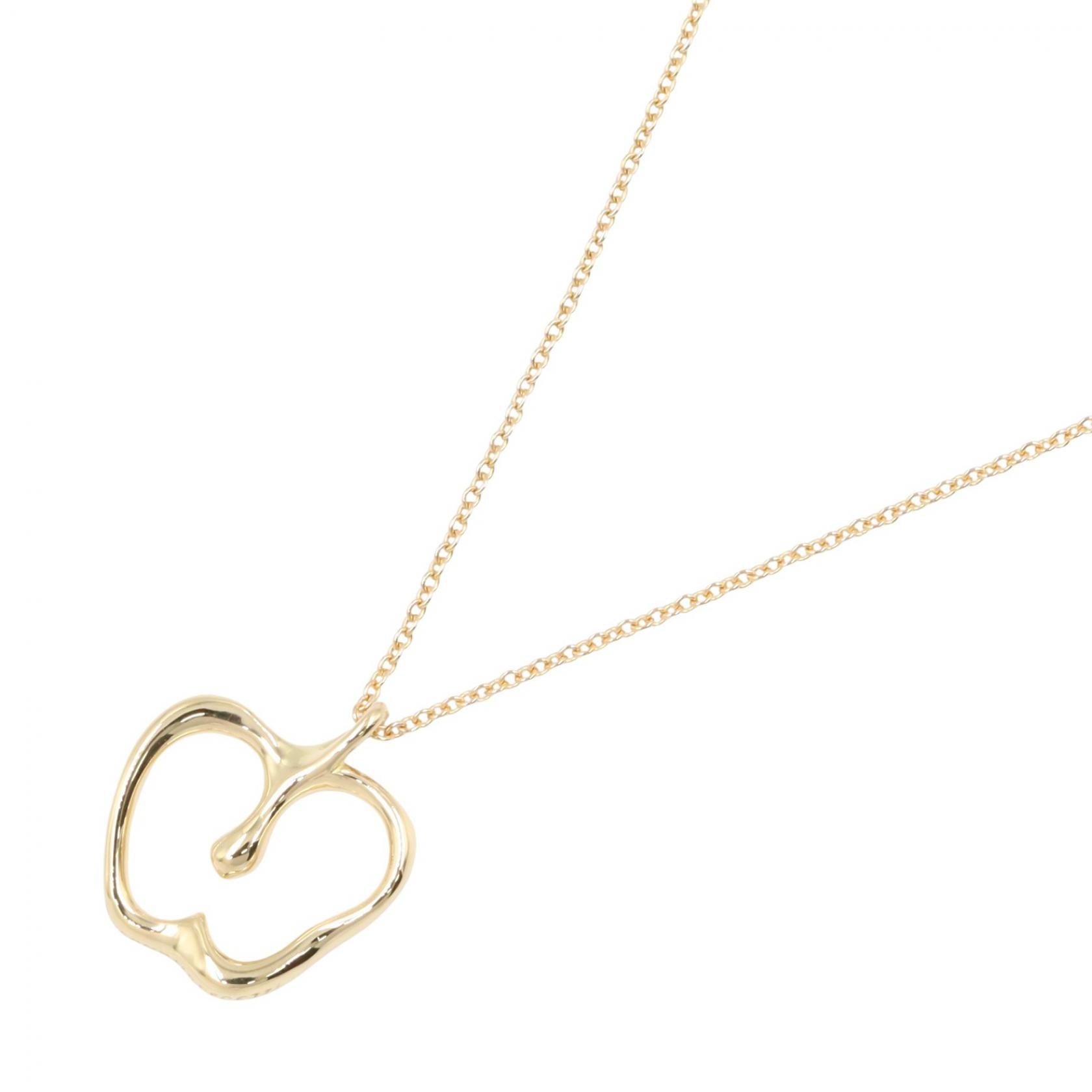 ティファニー TIFFANY&CO アップル ネックレス ネックレス ジュエリー K18(イエローゴールド) レディース ゴールド系 【中古】