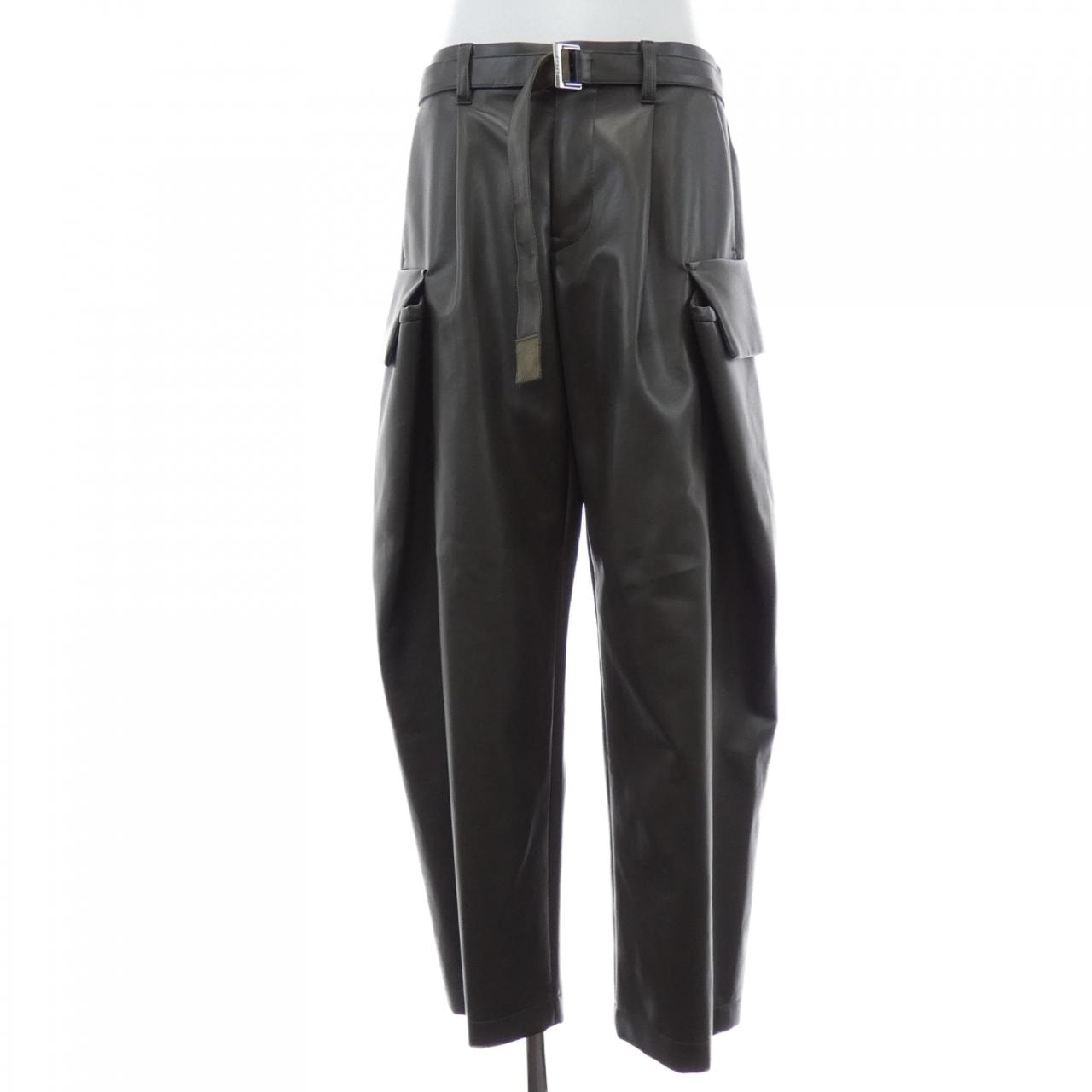 サカイ SACAI FAUX LEATHER PANTS 25-03750M パンツ
