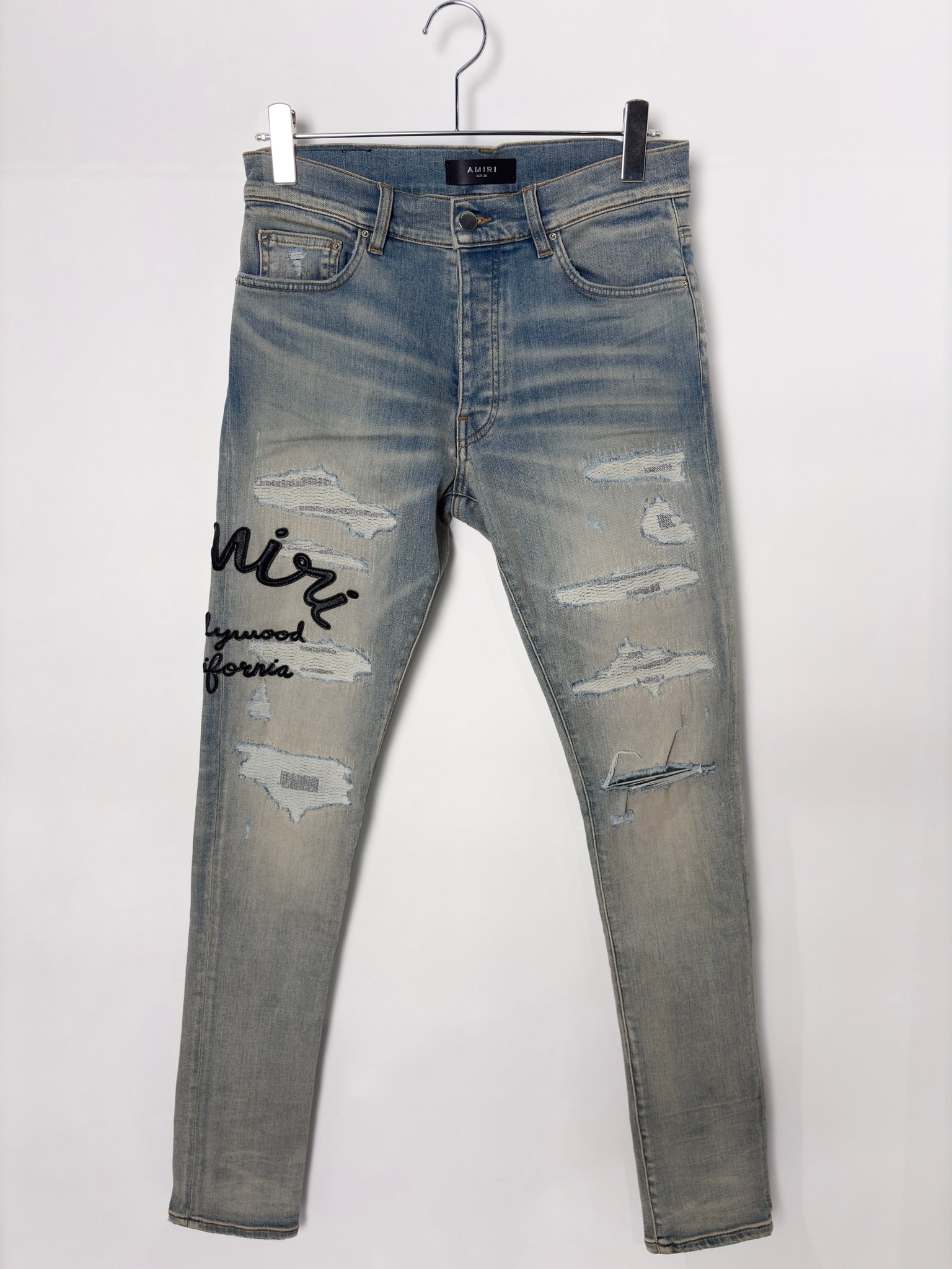 Amiri Hollywood Thrasher Jean Antique Indigo