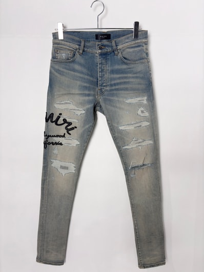Amiri Hollywood Thrasher Jean Antique Indigo