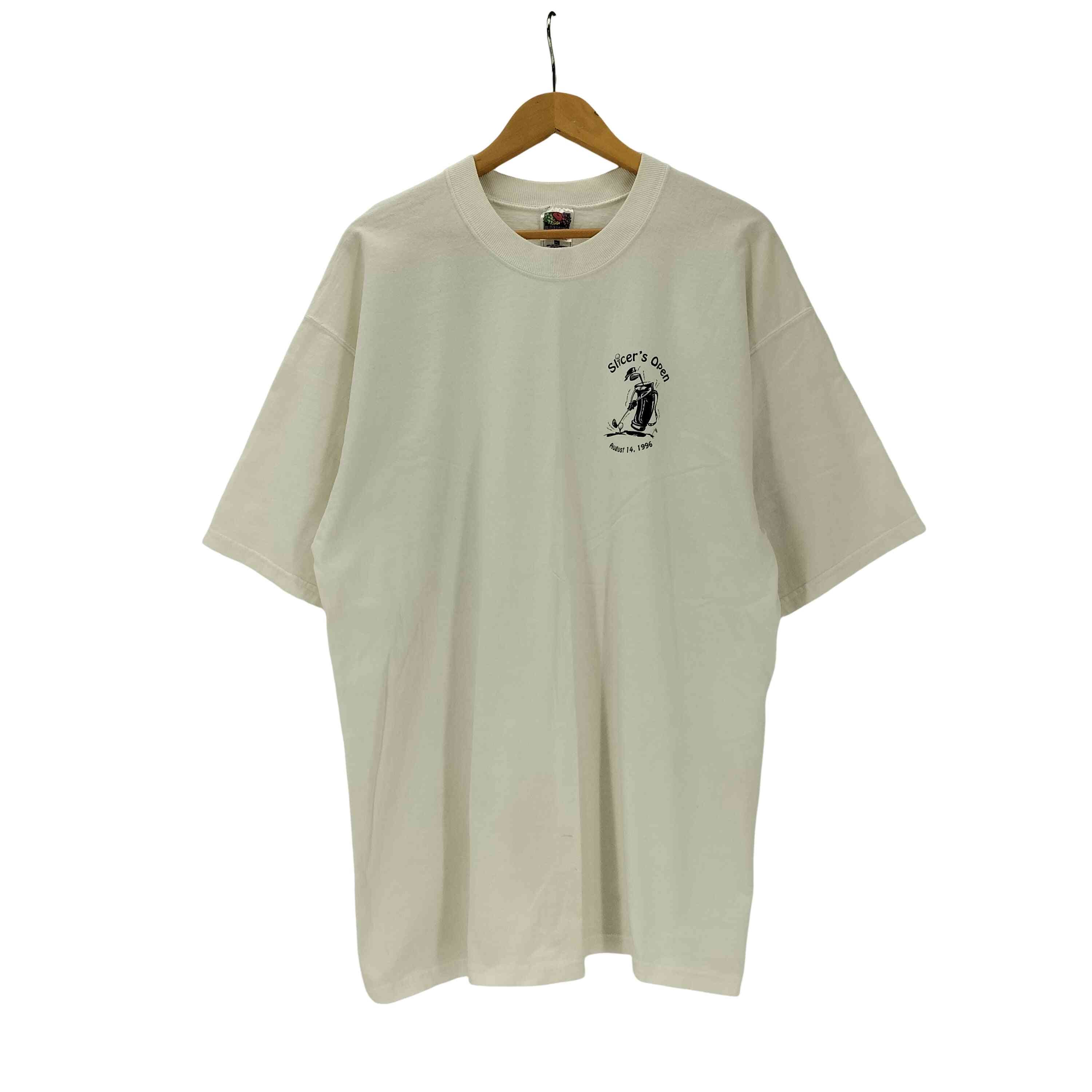 Lofteez 00S 2枚タグ ボディ USA製 ゴルフ August 14.1996 プリント S/S Tシャツ【1142417997425】