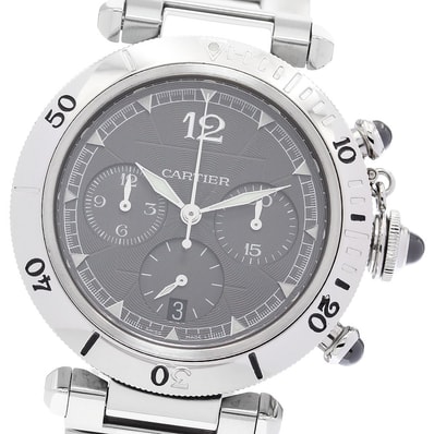 カルティエ パシャ 38ミリ W3105155 メンズ 【中古】