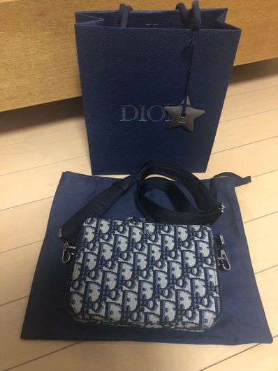 Dior Shoulder Strap Pouch Dior Oblique Jacquard "Beige"