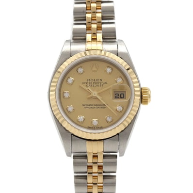 【ノーメンテナンス還元価格】ロレックス デイトジャスト 79173G SSxYG 自動巻 Y番