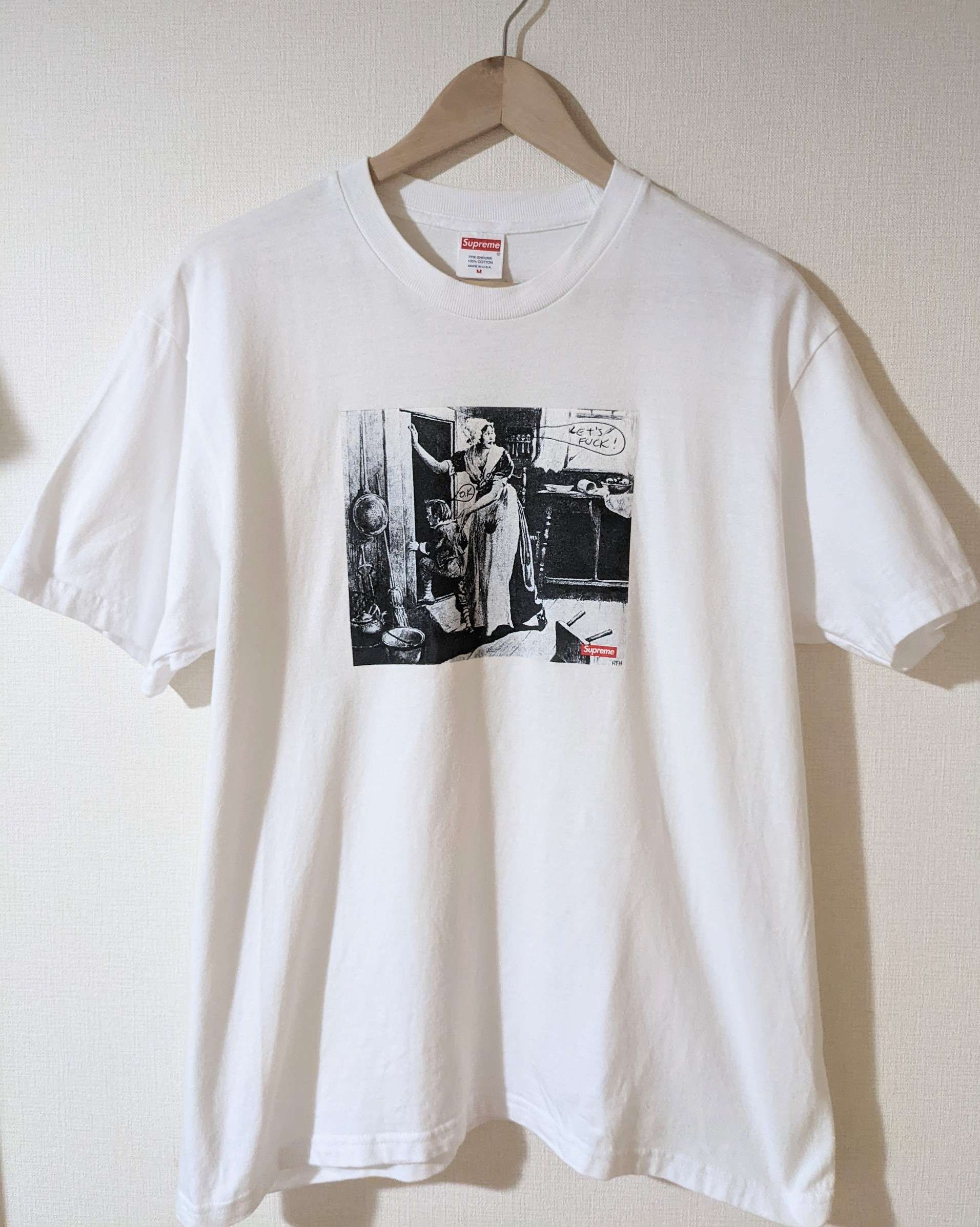 Supreme / Mike Kelley Hiding From Indians Tee "White"