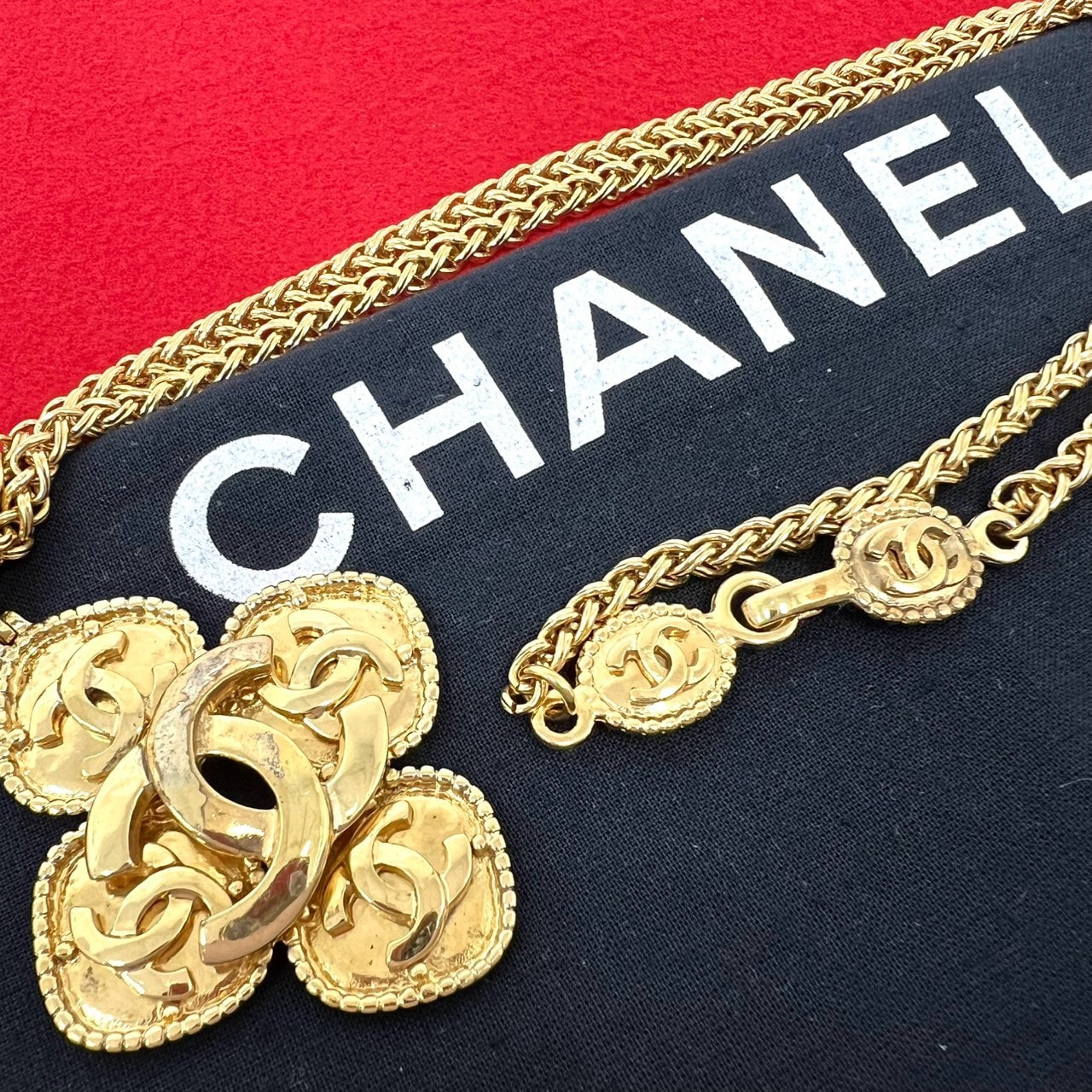 CHANEL シャネル ココマーク モチーフ ネックレス GP ネックレス ゴールド
 314-6